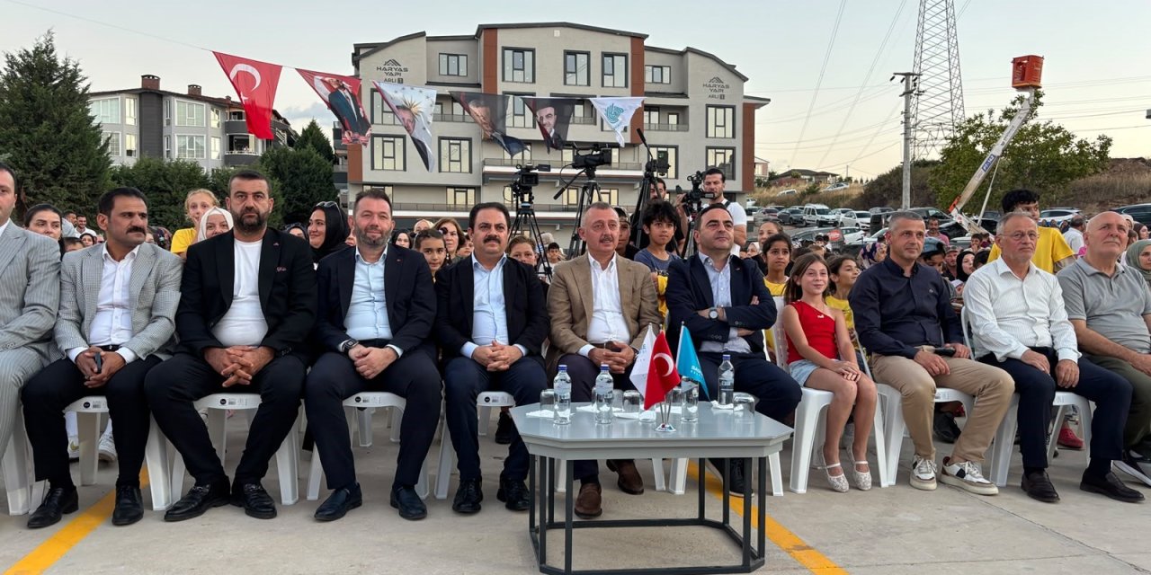 Millet bahçesi hizmete açıldı