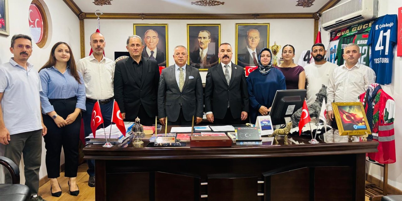 MHP Dilovası Kaymakam  Resul Çelik’i Ağırladı