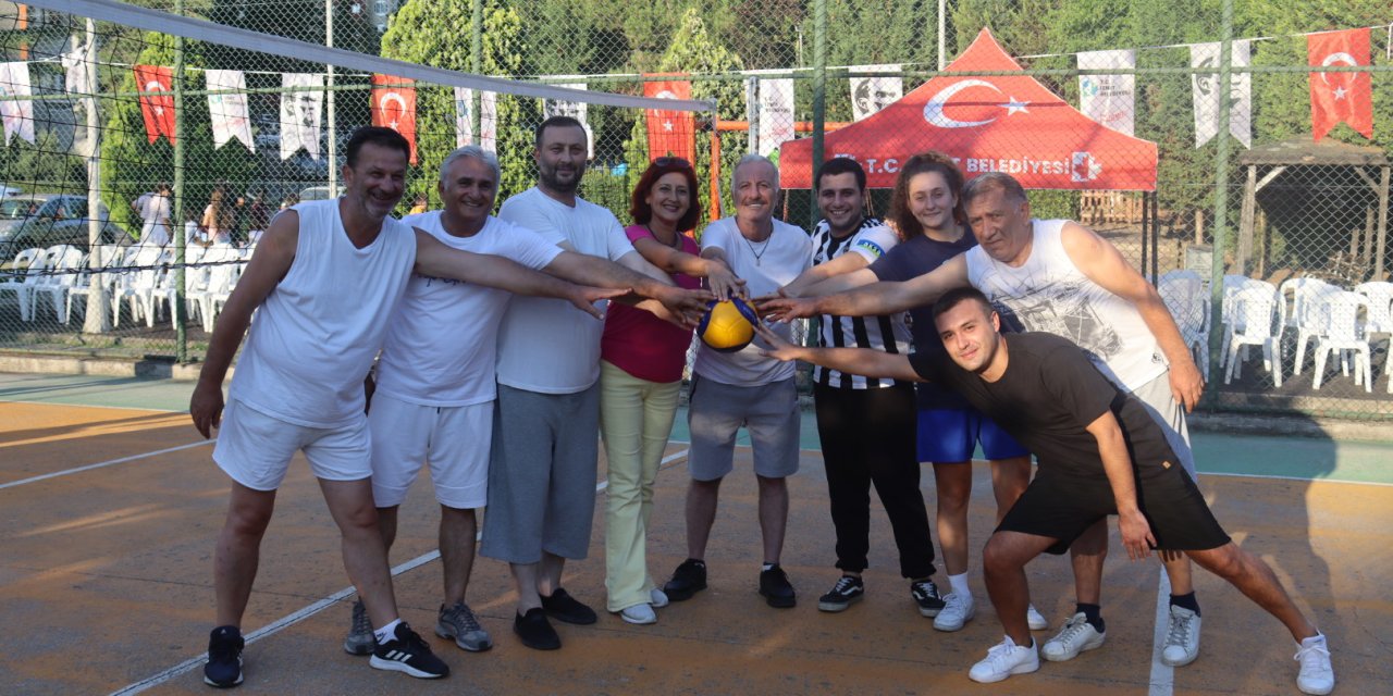Fevzi Çakmak Mahallesi’nde  voleybol coşkusu yaşanıyor