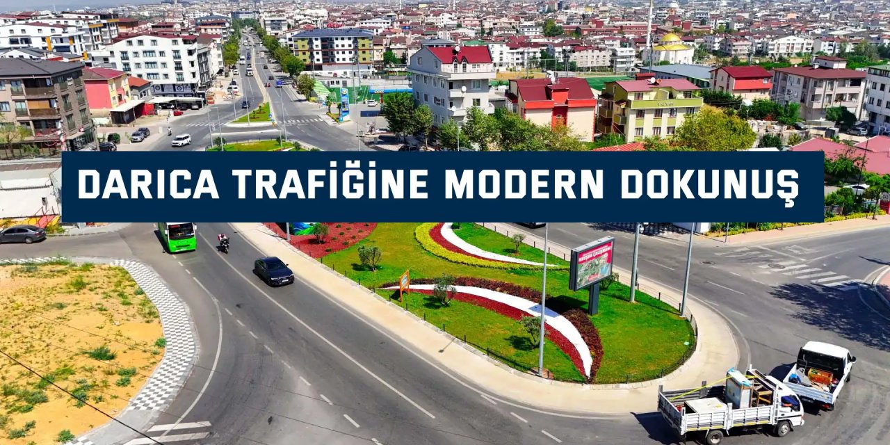 Darıca’daki kavşakta trafik rahatladı