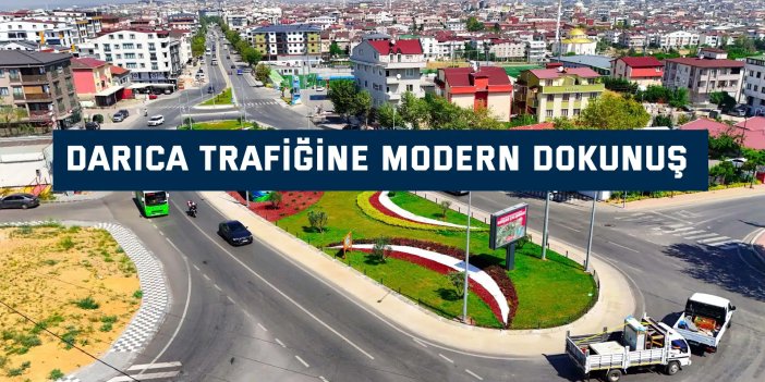 Darıca’daki kavşakta trafik rahatladı