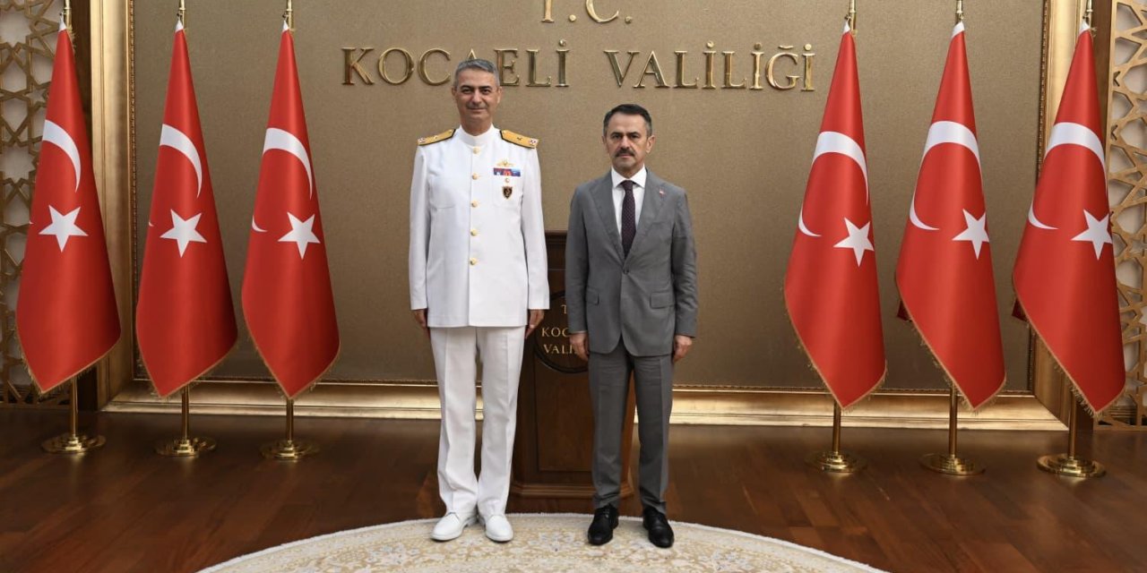 Tuğamiral Yücel Darcan’dan  Vali İlhami Aktaş’a Ziyaret