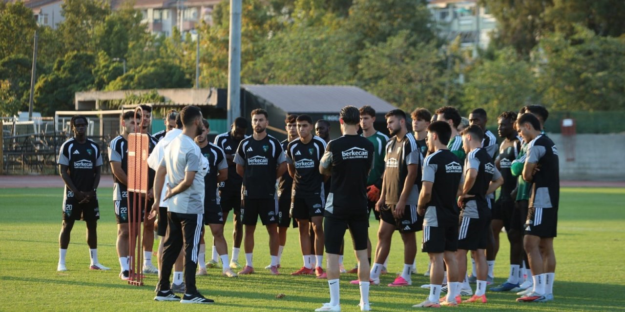 Kocaelispor'da Amed Sportif Faaliyetler maçı hazırlıkları sürüyor