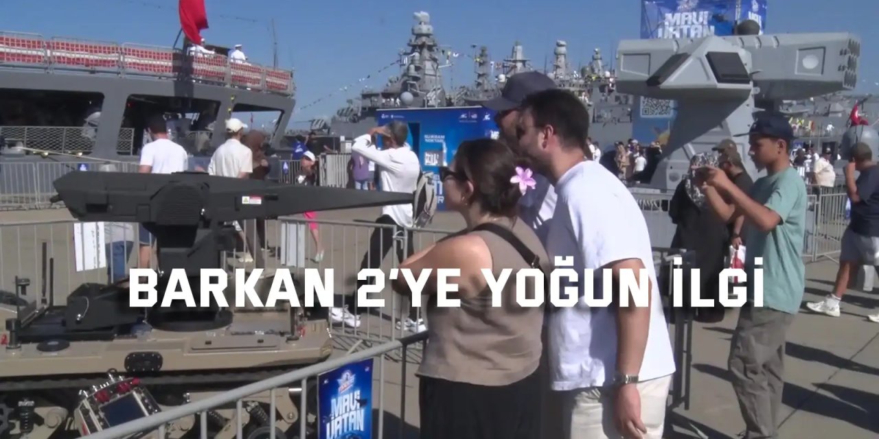İnsansız kara aracı "BARKAN 2" TEKNOFEST Mavi Vatan’da yerini aldı