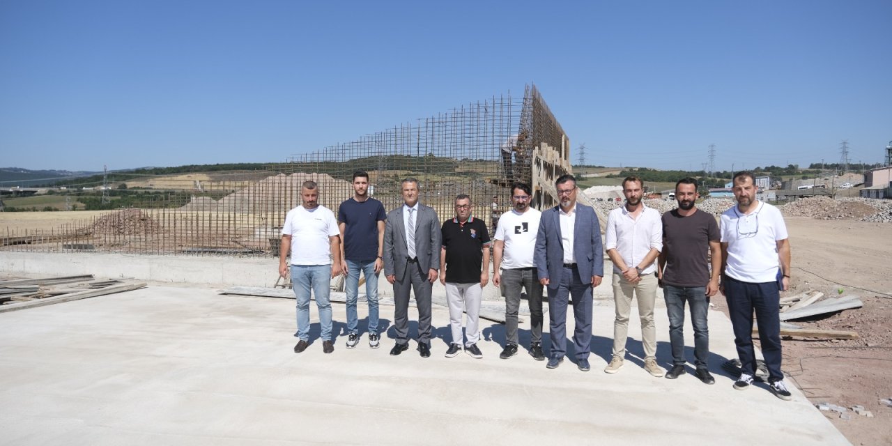 Lütfü Obuz asfalt plent tesisindeki çalışmaları inceledi