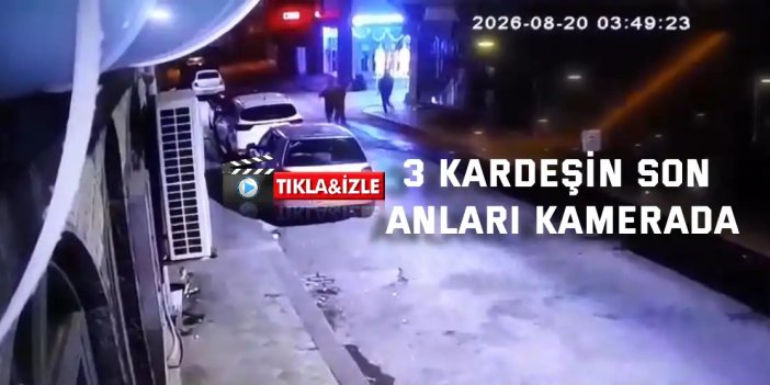 Kocaeli'de sahilde cansız bedenleri bulunan 3 kardeşin son anları kamerada