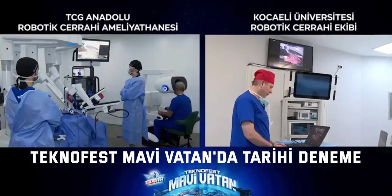 TCG Anadolu'da 5G destekli robotik cerrahi