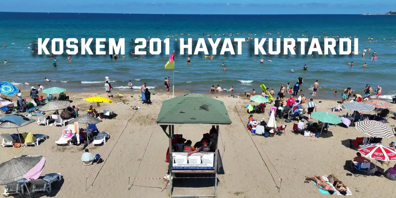 KOSKEM, 3 haftada 201 hayat kurtardı