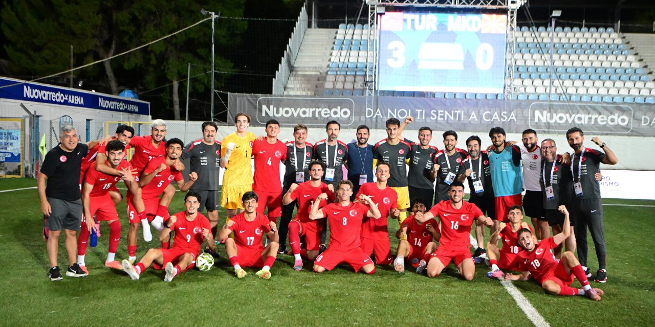 U20 Milli Takımı, Kuzey  Makedonya'yı 3-0 yendi