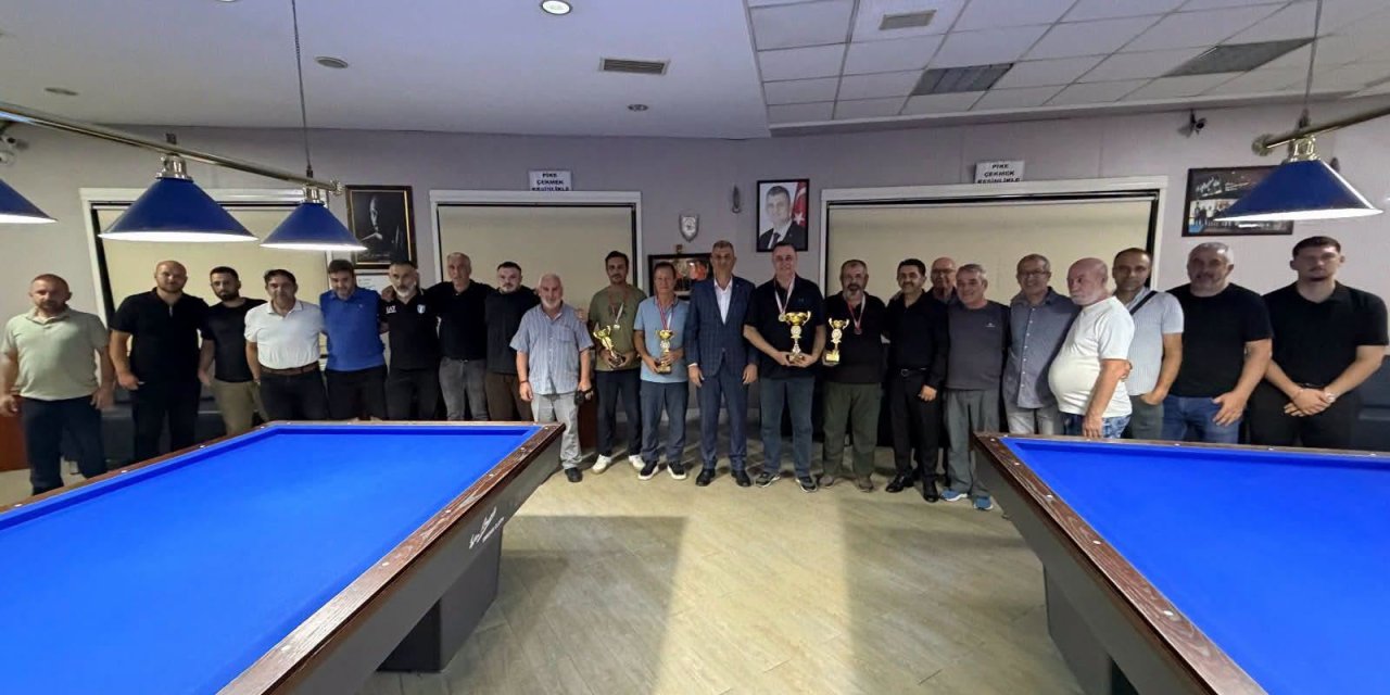 Zafer Bayramı Bilardo Kupası Heyecanı Sona Erdi