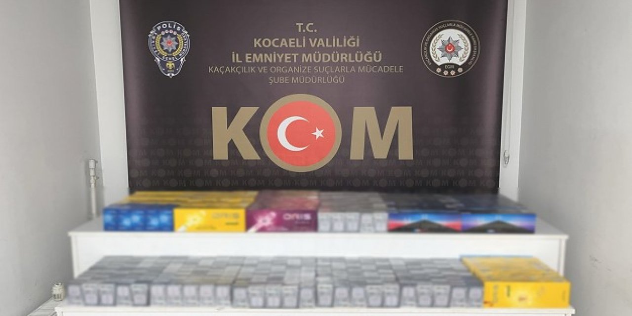 1850 paket kaçak sigara ele geçirildi