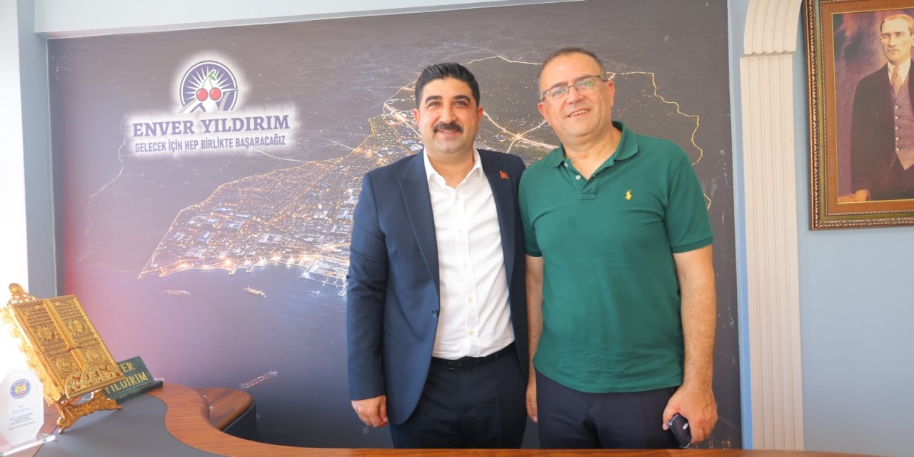 Başkan Sertif Gökçe'den  Enver Yıldırım'a Ziyaret