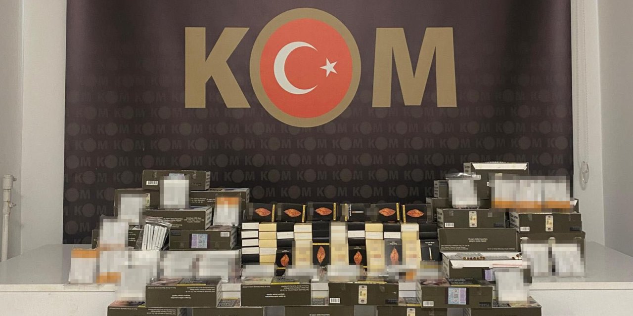 Kocaeli'de binlerce doldurulmuş makaron ele geçirildi