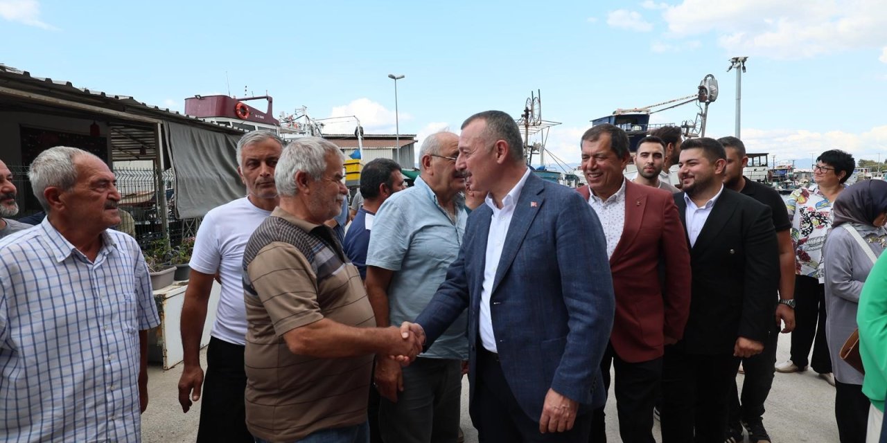 Büyükakın, yeni sezonda  balıkçıları yalnız bırakmadı