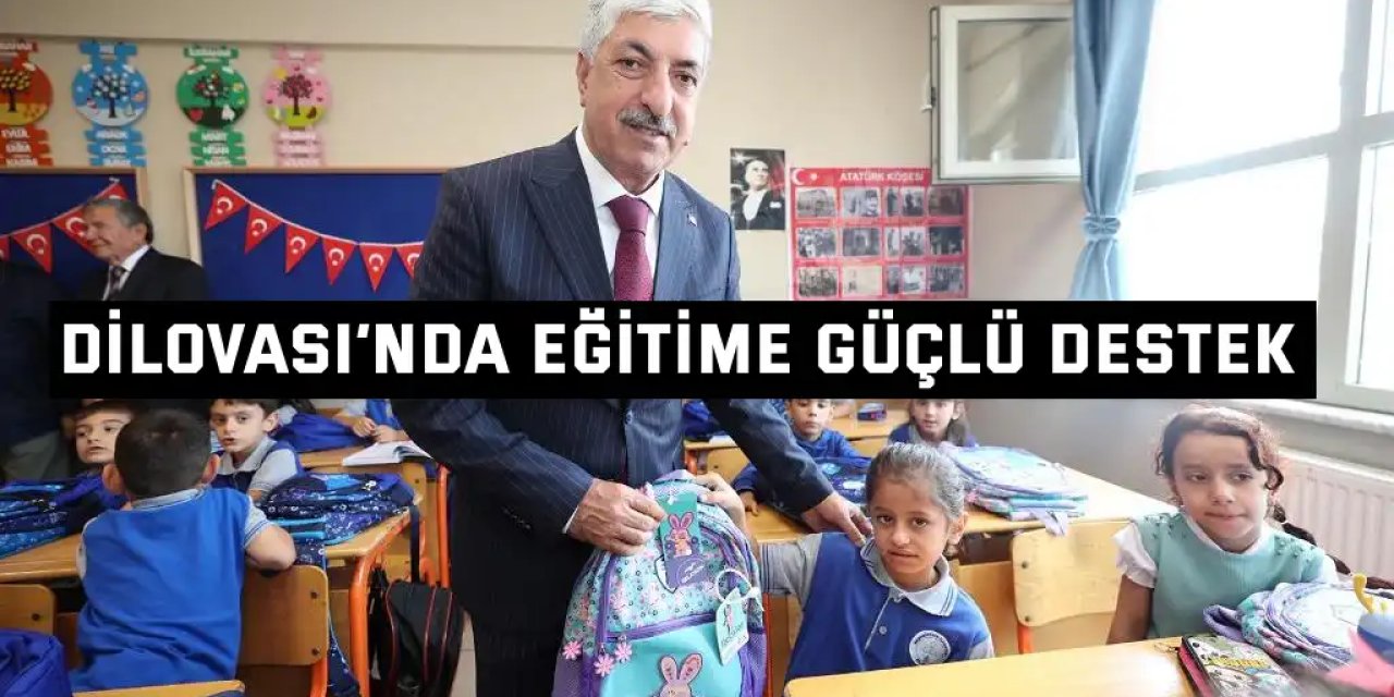 Öğrencilere çanta ve kırtasiye desteği