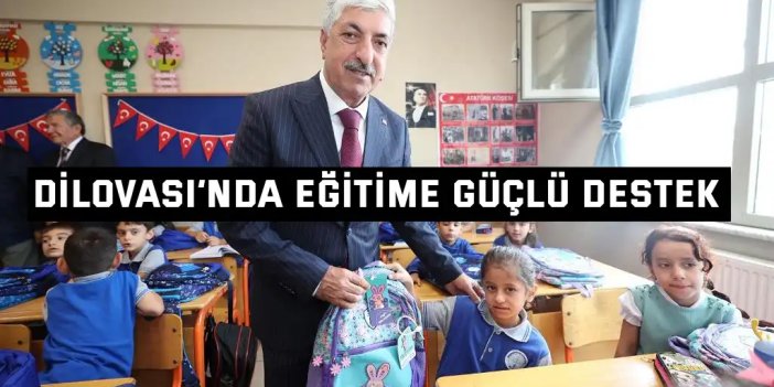 Öğrencilere çanta ve kırtasiye desteği
