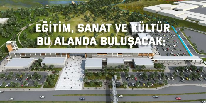 Eğitim, sanat ve kültür bu alanda buluşacak;  Kocaeli’nin yeni yaşam merkezi şekilleniyor