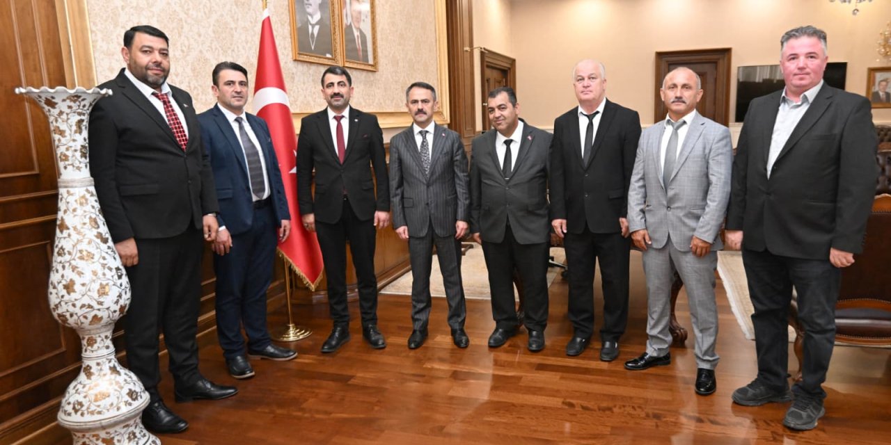 Kocaeli Servis Araçları İşletmecileri Esnaf Odası Yönetiminden Vali Aktaş’a Ziyaret