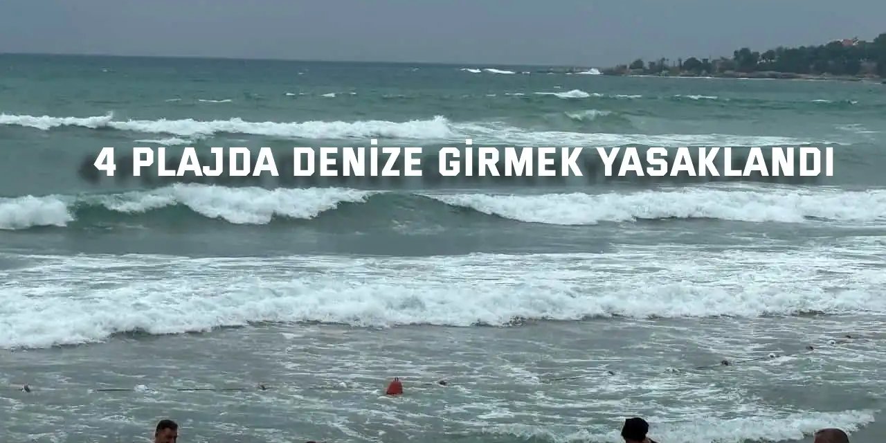Kandıra'da 4 plajda denize girmek yasaklandı