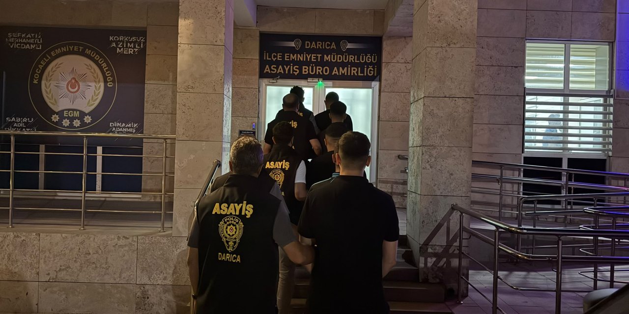 Silahla ateş açan  5 şüpheli yakalanarak tutuklandı
