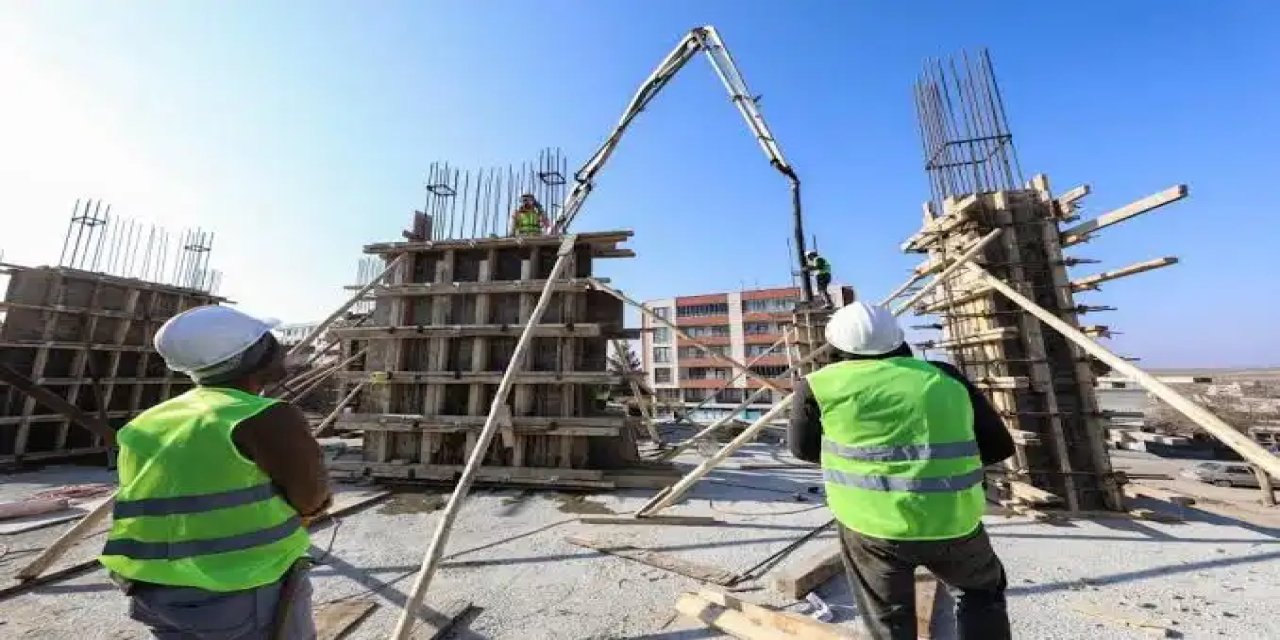 İnşaat üretimi yıllık yüzde 4,7 azaldı