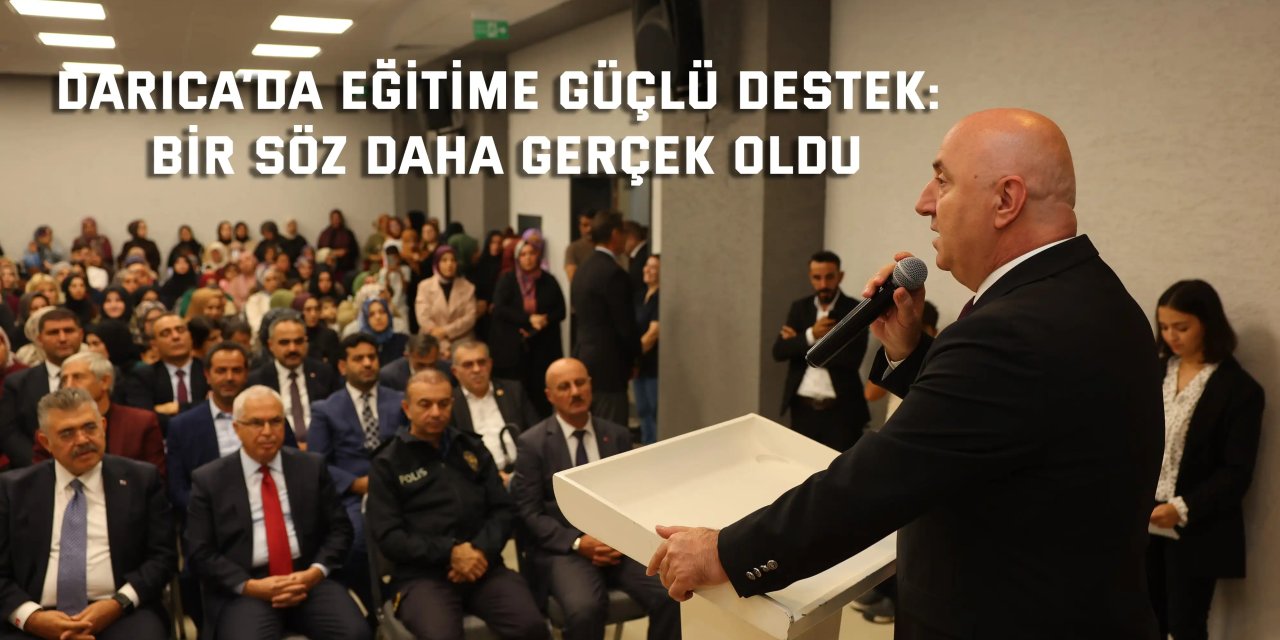 Darıca’da eğitim seferberliğine bir yenisi daha eklendi
