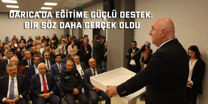Darıca’da eğitim seferberliğine bir yenisi daha eklendi