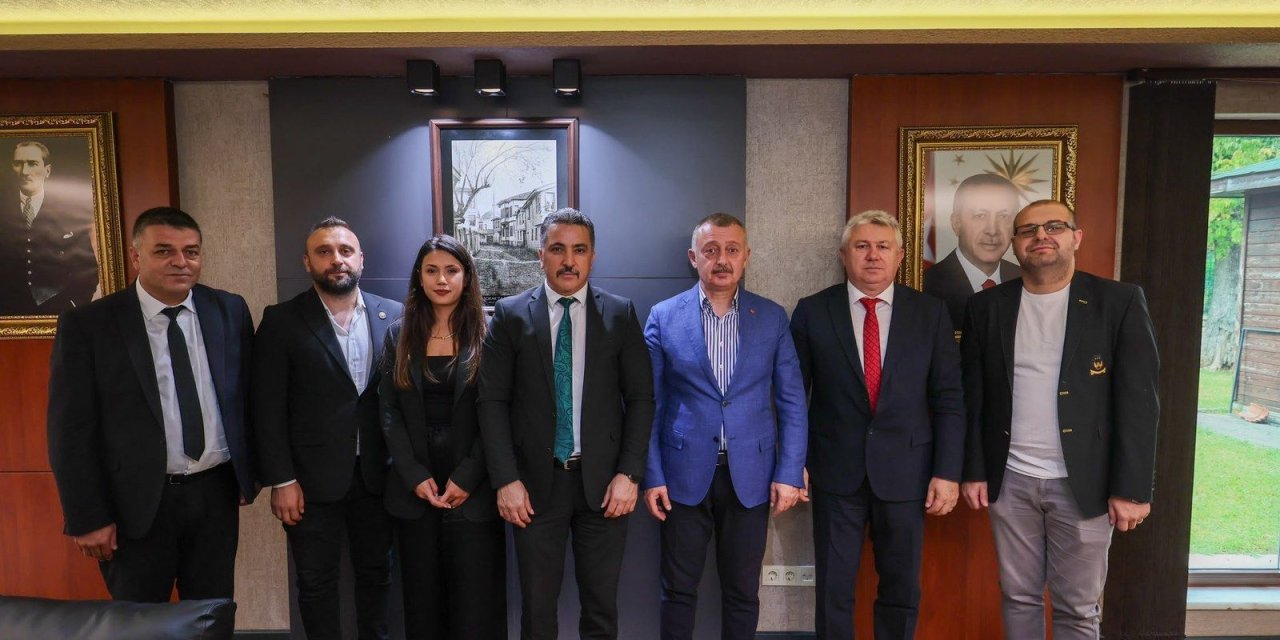 Türk Eğitim-Sen'den Başkan  Büyükakın'a Üniversite Ziyareti