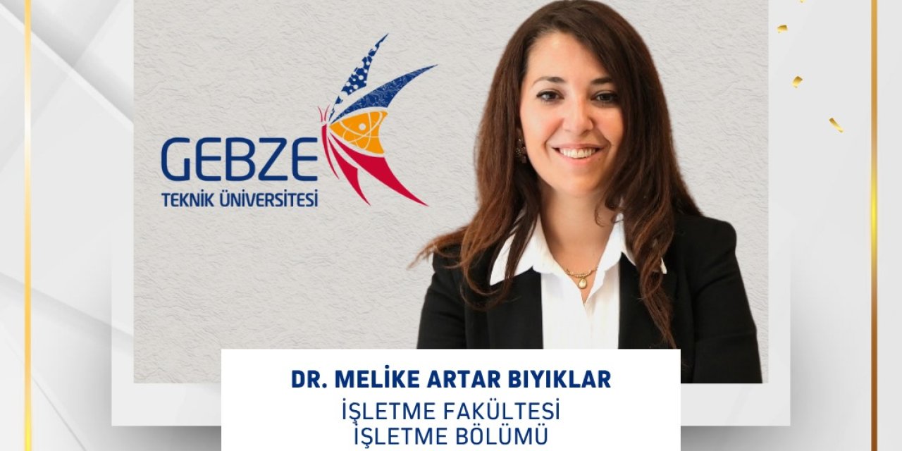 GTÜ Araştırmacısı Dr. Melike Artar’a TÜBA Ödülü