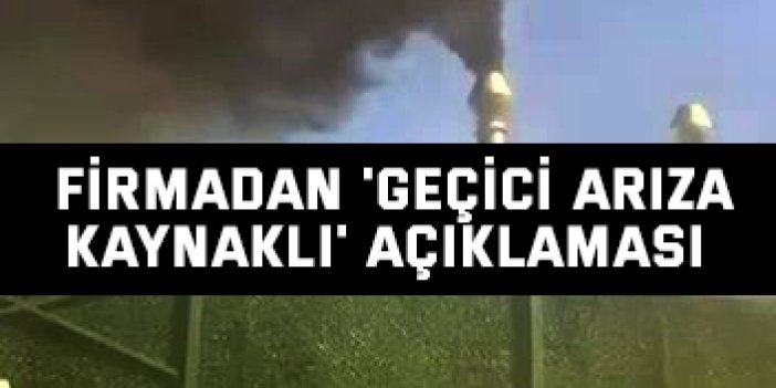 Firmadan 'geçici arıza kaynaklı' açıklaması