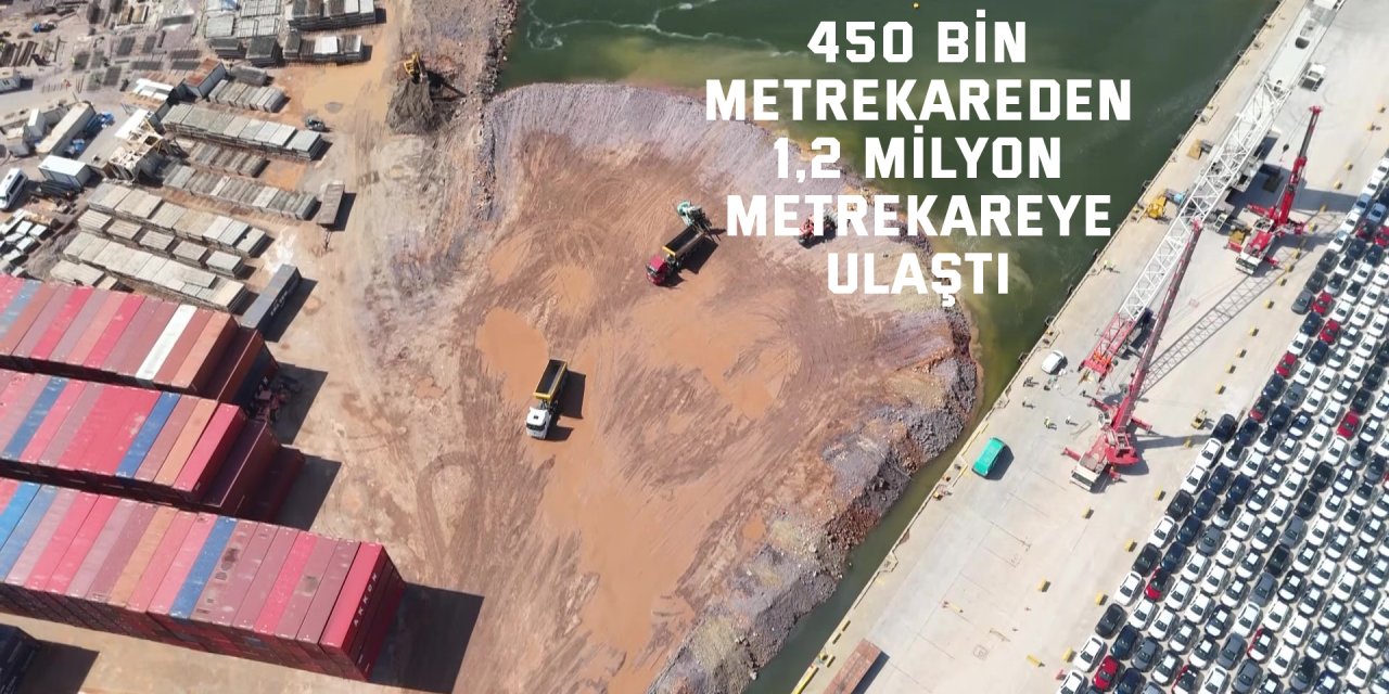 450 bin metrekareden 1,2 milyon metrekareye ulaştı
