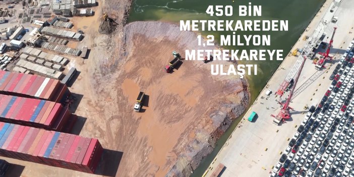 450 bin metrekareden 1,2 milyon metrekareye ulaştı