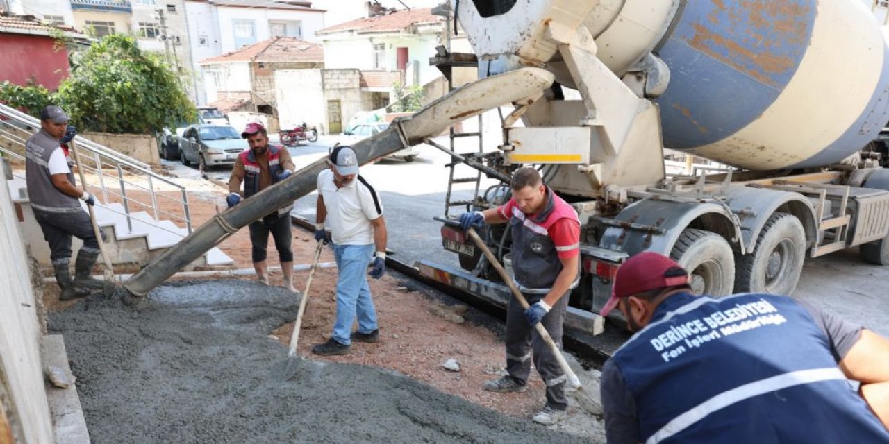 Derince'de Üstyapı Düzenlemeleri