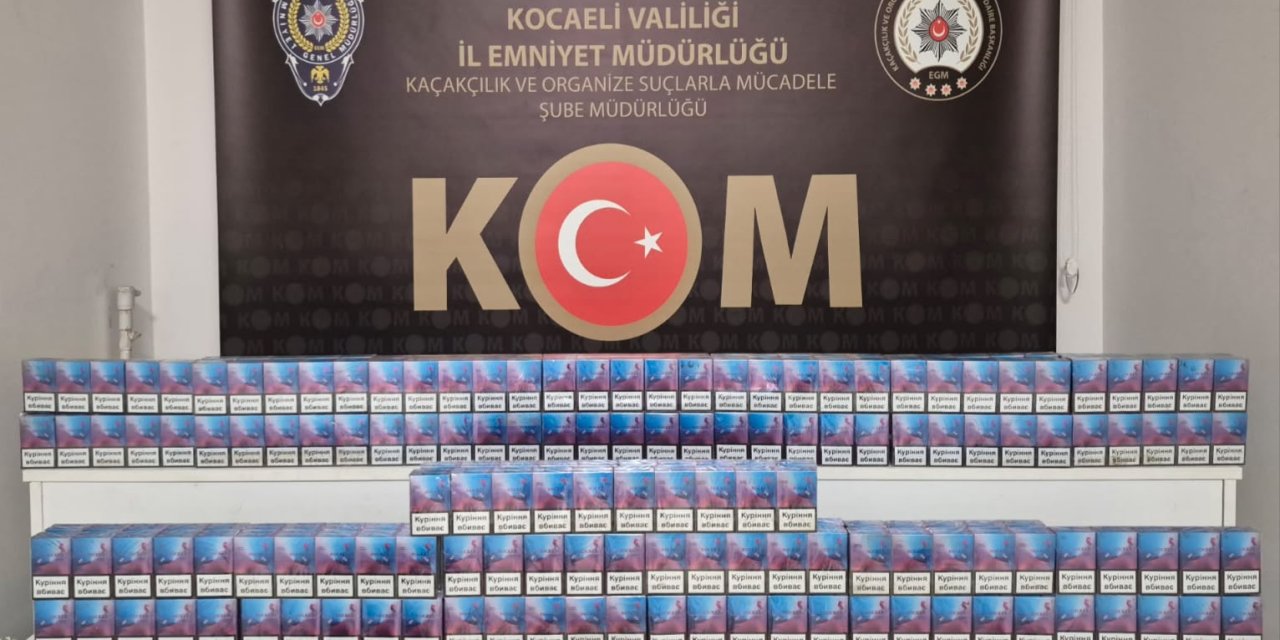 Kartepe Gişelerde Kaçak Sigara Operasyonu: 1 Gözaltı