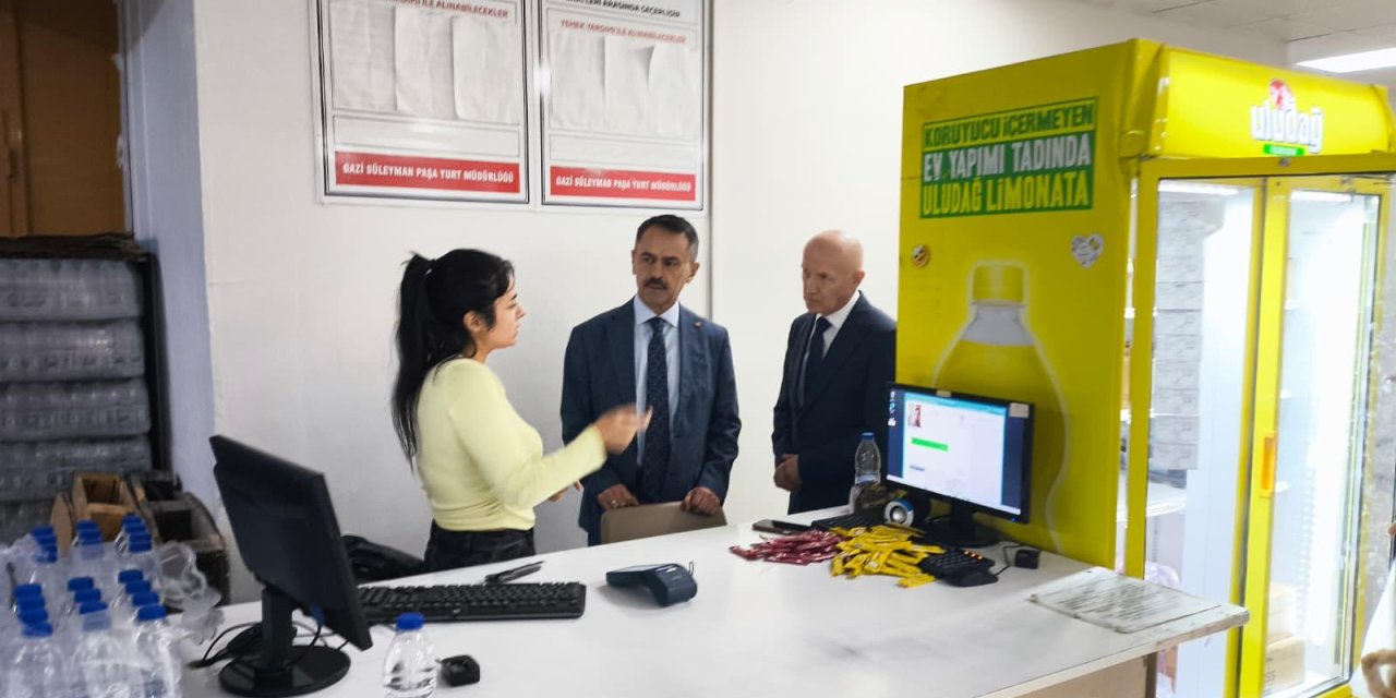 Vali Aktaş'tan Öğrenci Yurduna Ziyaret