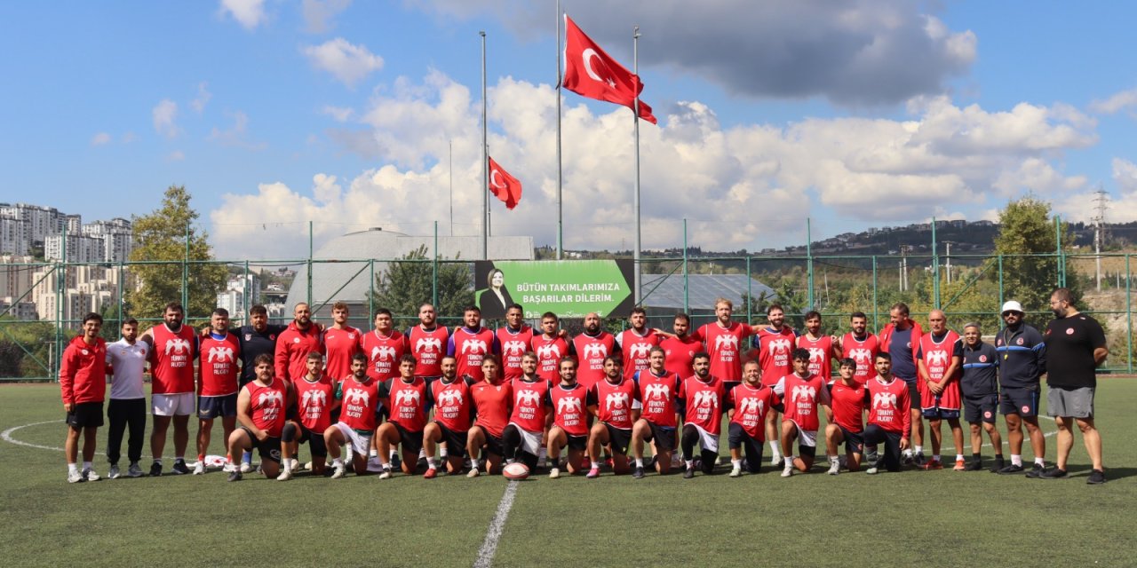 İzmit, Ragbi Erkek Milli Takımı’nı ağırladı