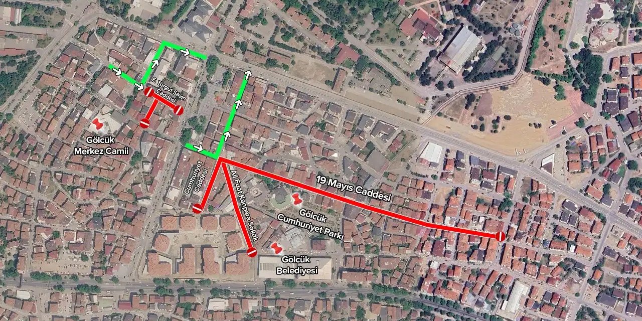 Gölcük Alışveriş Festivali’ne trafik düzenlemesi