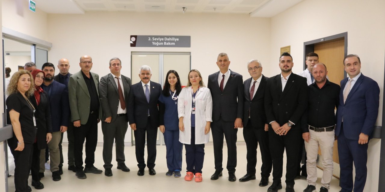 Yeni Hizmete Açılan Yoğun Bakım Ünitesi Ziyaret Edildi