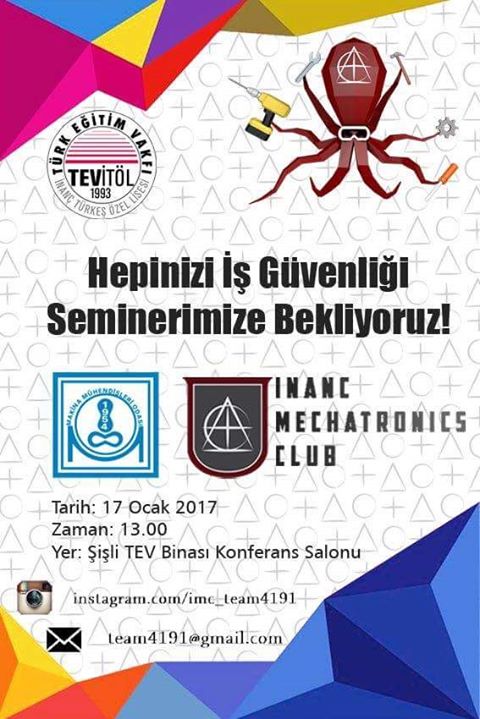 MÜHENDİSLER İŞ GÜVENLİĞİNİ ANLATTI