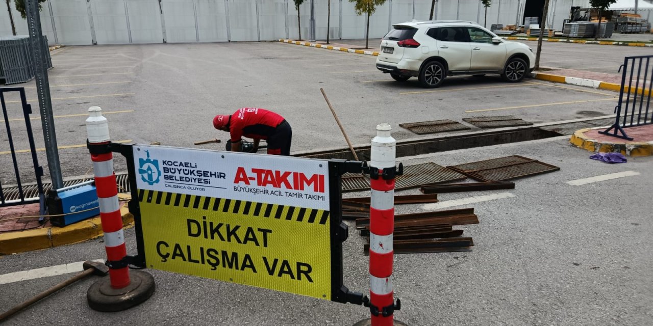 Büyükşehir ekipleri yağışa karşı teyakkuzda