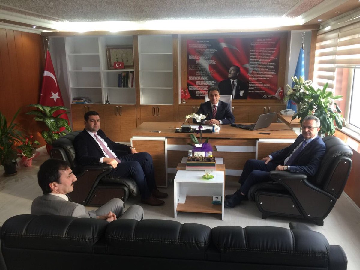 Köşker, yeni müdürü ziyaret etti