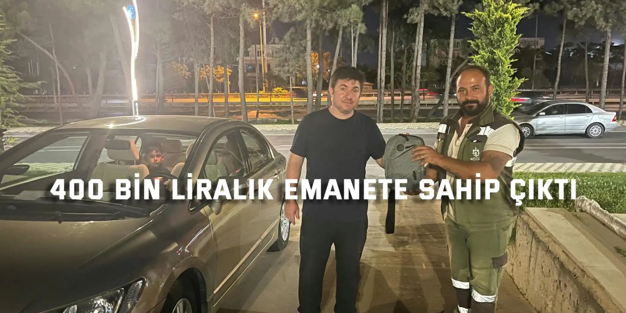 Büyükşehir personelinden örnek davranış