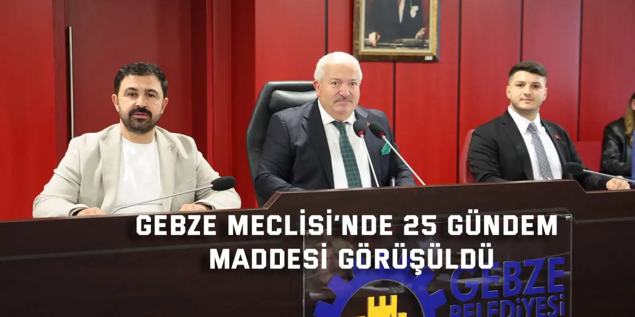 Gebze Belediyesi Ekim Ayı Olağan Meclis Toplantısı İlk Oturumu Gerçekleşti