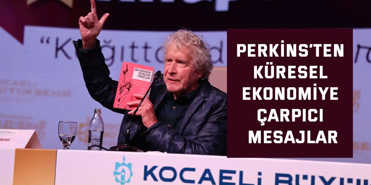 ABD’li ünlü yazar John Perkins Kitap Fuarı’nda konuştu
