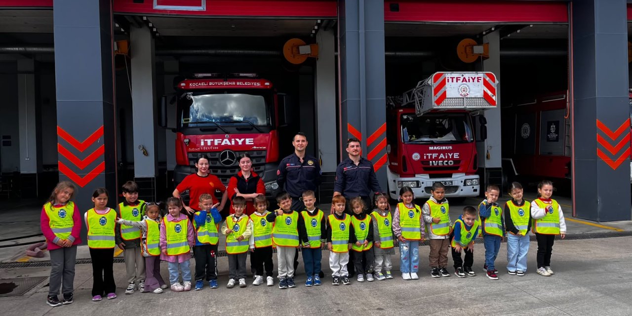 Minikler itfaiyeyi yakından tanıdı