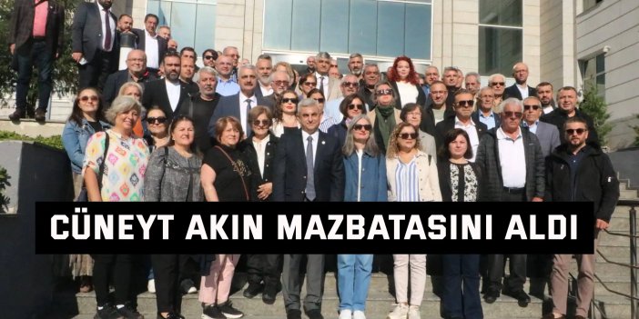 Cüneyt Akın, mazbatasını aldı