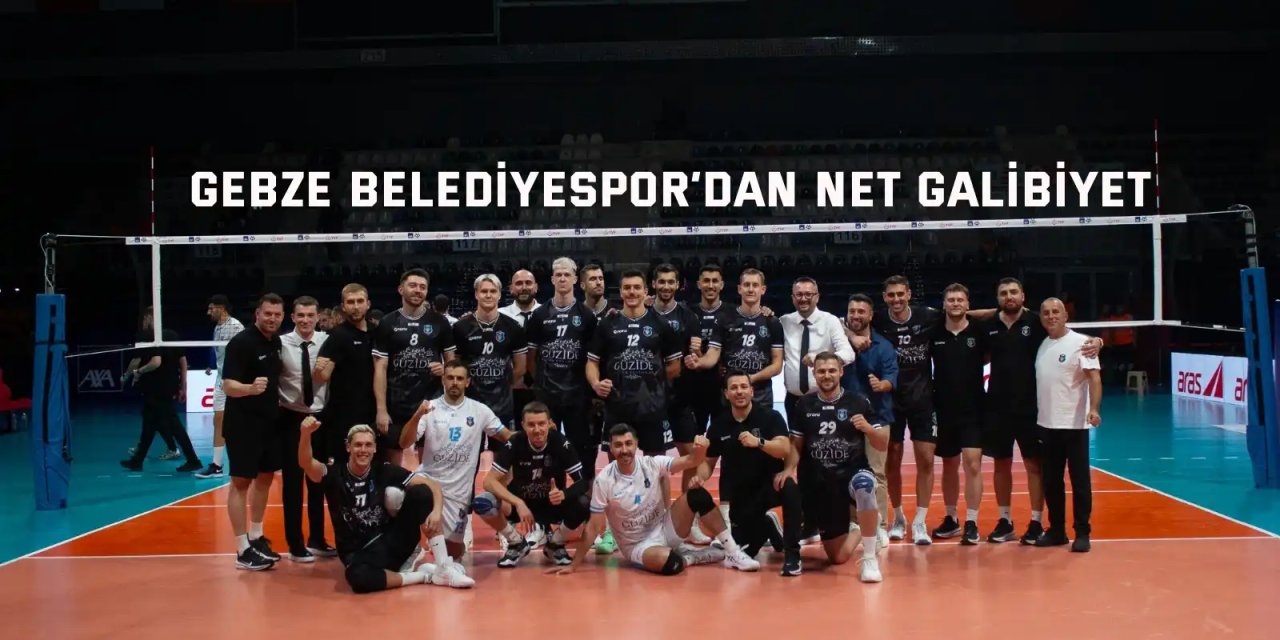 Gebze Belediyespor’dan Net Galibiyet