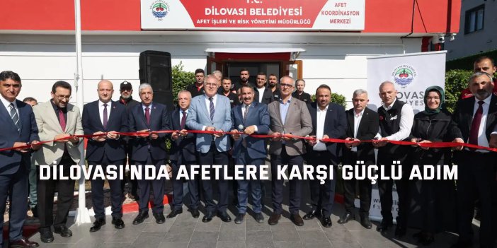 Dilovası'nda afetlere karşı güçlü adim