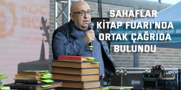 Sahaflar, Kitap Fuarı’nda ortak çağrıda bulundu