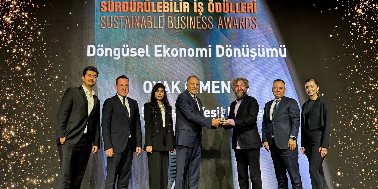 OYAK Çimento’ya “Döngüsel  Ekonomi Dönüşümü” Ödülü
